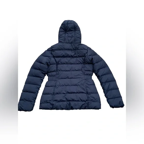 The North Face Women’s Small Navy Blue Gotham Il Hooded 550 Down Puffer Jacket - Picture 2 of 14